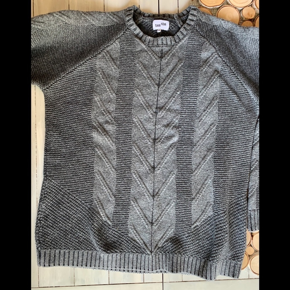 Frank & Oak Cable Knit Sweater - Picture 1 of 7